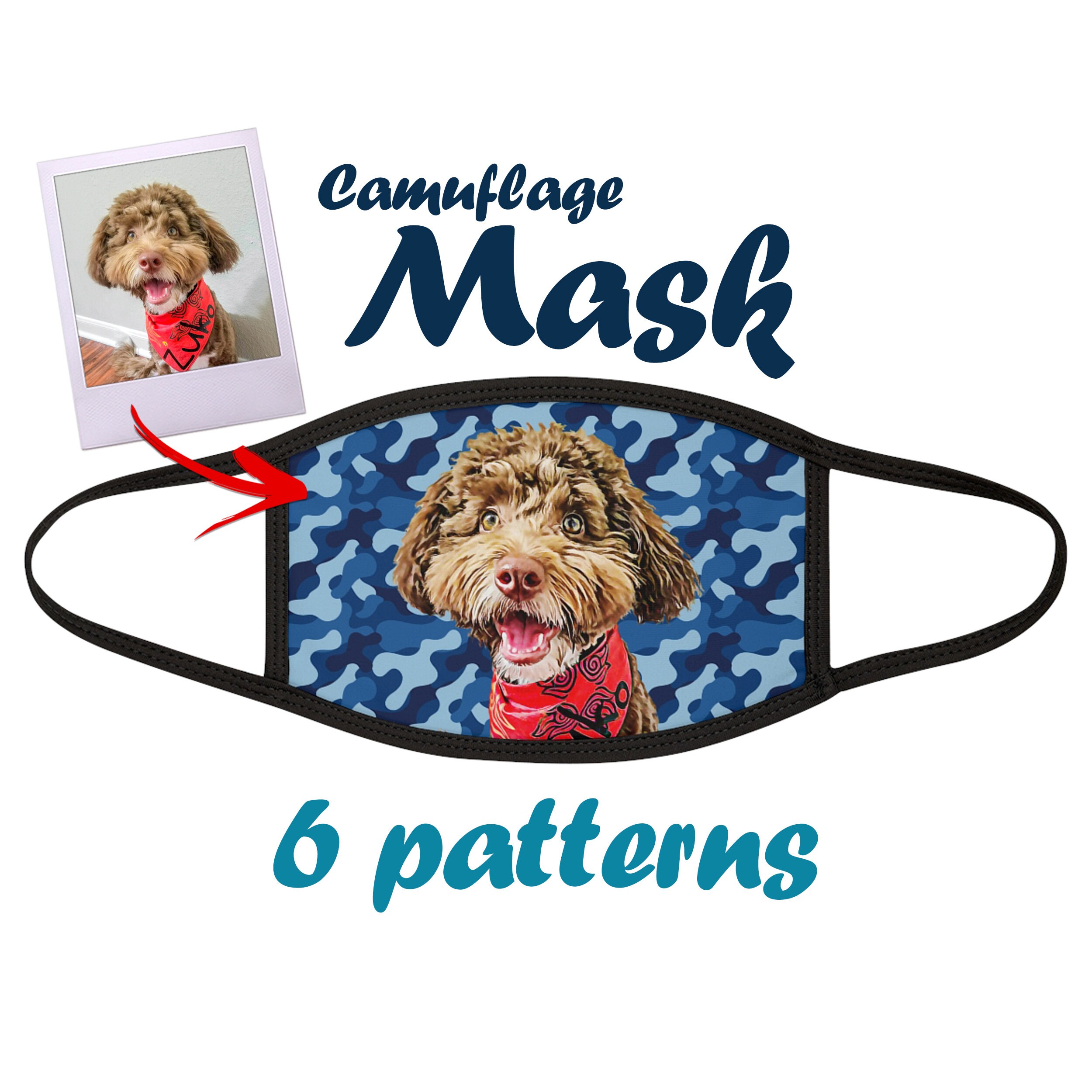 Custom Pet masks Custom Dog Masks Custom Dog Face Mask Dog Etsy