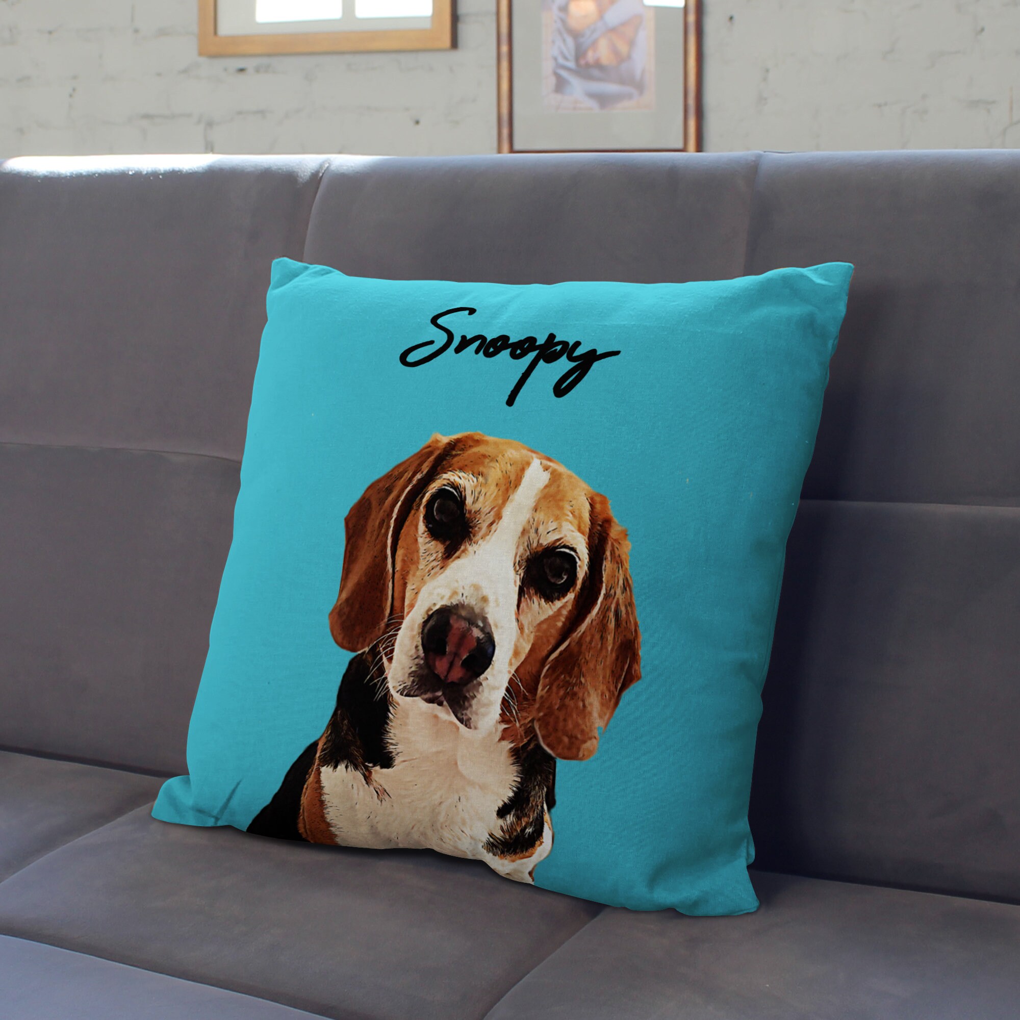 Custom Dog Pillow Personalized Dog Pillow Cover Pet Etsy
