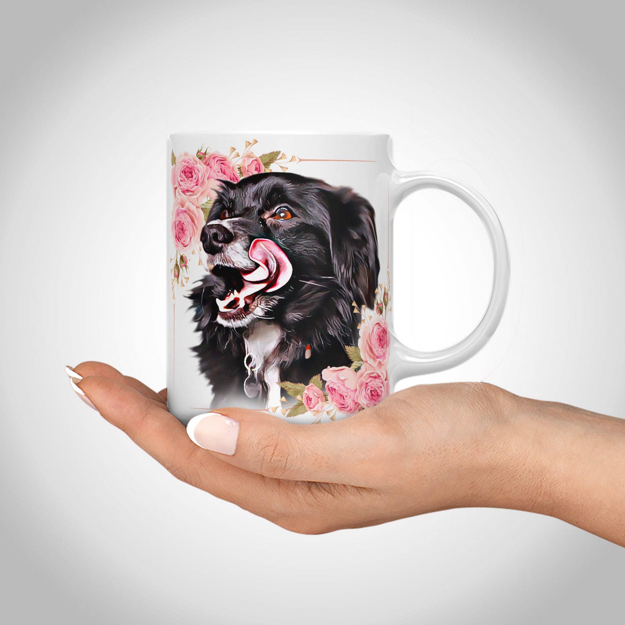 Dog Face Mug Dog Photo Mug Custom Dog Mug Personalized Dog Etsy
