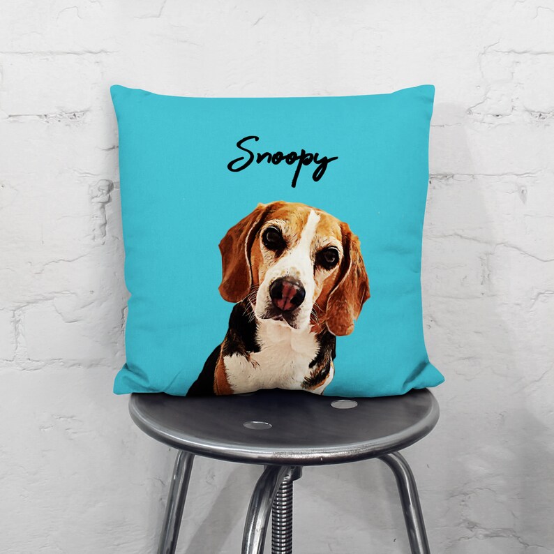Custom Dog Pillow Personalized Dog Pillow Cover Pet Etsy