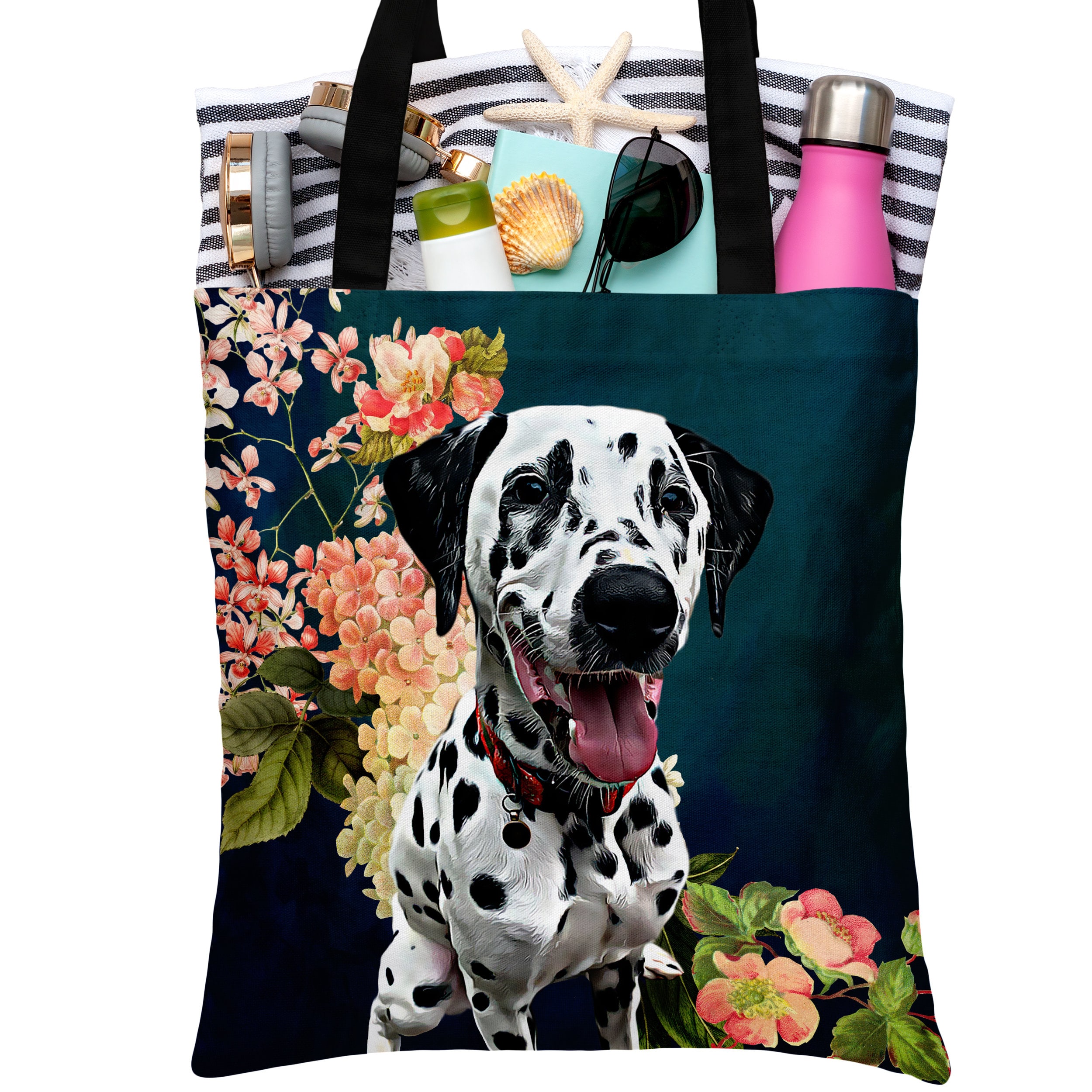 Custom Dog Tote Bag Dog Portrait Tote Bag Dog Mom Etsy