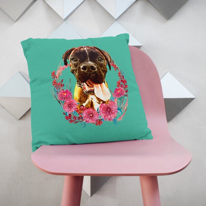 Customized Dog Memorial Pillow Custom Dog Pillow Cover Pet Etsy