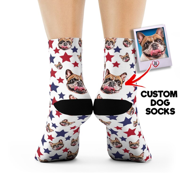 Dog Socks Custom Pet / Dog Face Socks Custom Dog Face Socks Etsy