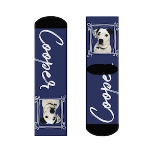 Your Pet Picture Socks, Personalized Socks, Dog Socks, Cat Socks, Custom Pet Socks, Dog Gift, Dog Mom, Dog Dad