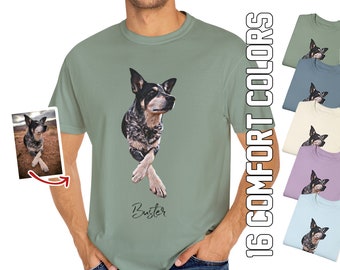 Custom Dog t-shirt, Dog Shirt for Man, Dog Shirt for Woman, Personalized Dog Shirt, Dog Dad Shirt, Dog Mom T-shirt, Custom Pet Shirt