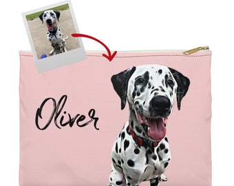 Bolsa de regalo para mamá perruna, bolsa de accesorios personalizada para mamá perruna, bolsa de maquillaje para mamá perruna, bolsa de cosméticos para mamá perruna, bolsa de accesorios para mascotas personalizada