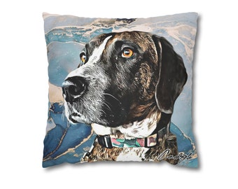 Almohada personalizada para mascotas, almohada personalizada para perros, almohada personalizada para perros, almohada con retrato de perro