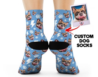 Photo Dog Socks, Pet Face Socks, Custom Picture Socks, Personalized Socks, Pet Socks