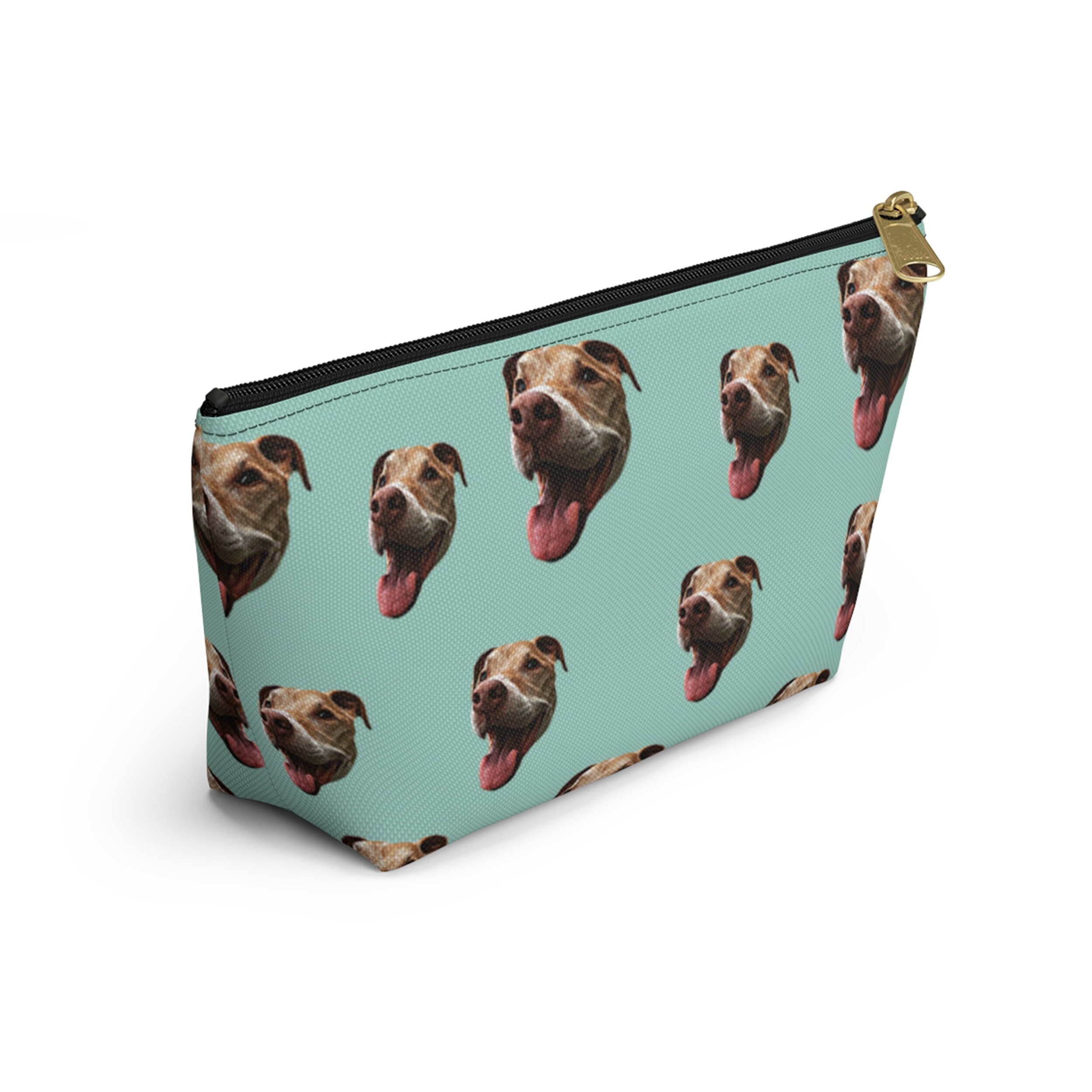 Custom Dog Makeup Bag Perosnalized Dog Pouch Bag Pet Bag Etsy