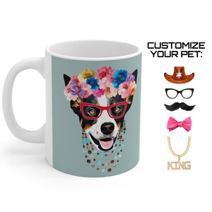Benutzerdefinierte Hundebecher, Hundebild Becher, Haustier Kaffeebecher personalisiert, Hund Gesicht Becher, benutzerdefinierte Haustier Liebhaber Becher, Hunde Foto Becher, Hund Mama Hund Papa Geschenk