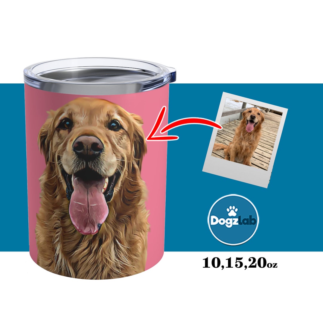 Custom Dog Tumbler, Dog Tumbler, Pet Tumbler Customized, Dog Mom