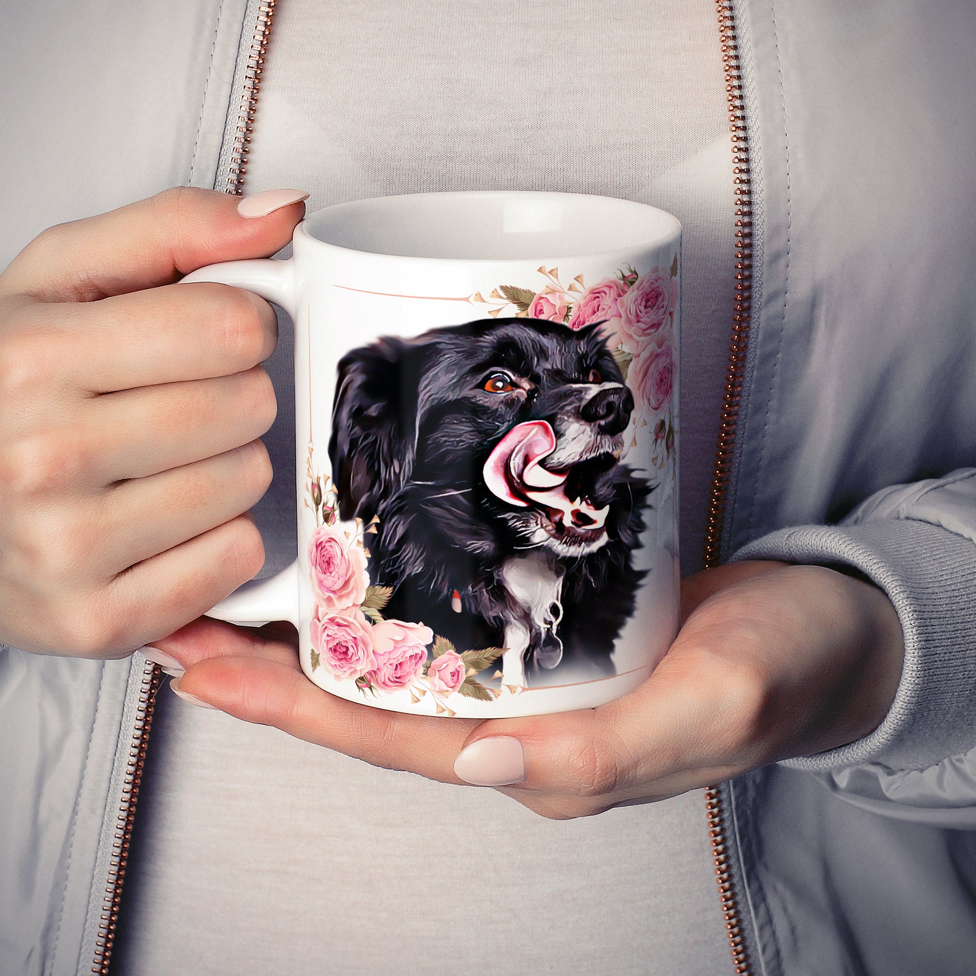 Dog Face Mug Dog Photo Mug Custom Dog Mug Personalized Dog Etsy