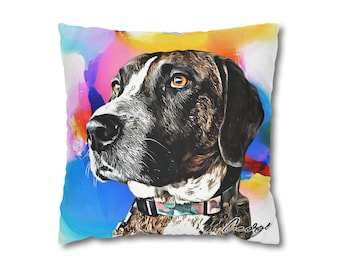 Custom Dog Pillow, Pet Pillow, Personalized Dog Pillow, Custom Pet Pillow, Cat Pillow Cover, Pet Loss Gift, Dog Lovers Gift, Dog Memorial