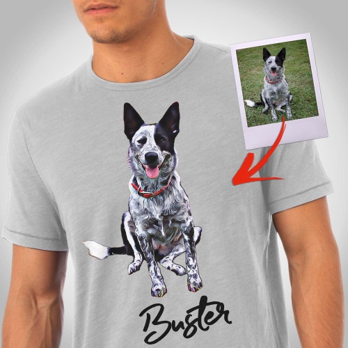 Dog Shirt for Men Gift for Dog Lover Custom Dog Shirt Fur Mom Dog Dad Custom Shirt Gift Custom Hand Illustrated Dog Dog Mom Shirt