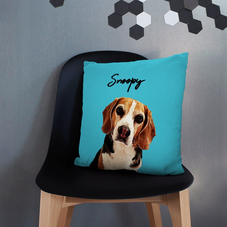 Custom Dog Pillow Personalized Dog Pillow Cover Pet Etsy