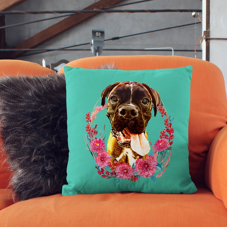 Customized Dog Memorial Pillow Custom Dog Pillow Cover Pet Etsy