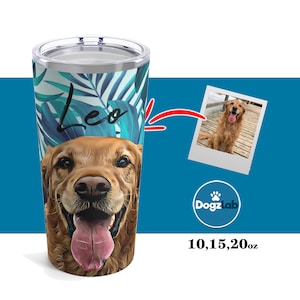 Custom Dog Tumbler, Personalized Dog Mom Travel Mug, Dog Mom gift, Dog Tumbler, Dog Travel Mug, Custom Dog Mom Gift, Dog Mom Mug