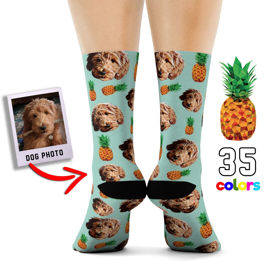 Photo Pet Socks, Dog Mom Socks, Dog Dad Socks, Custom Dog Socks