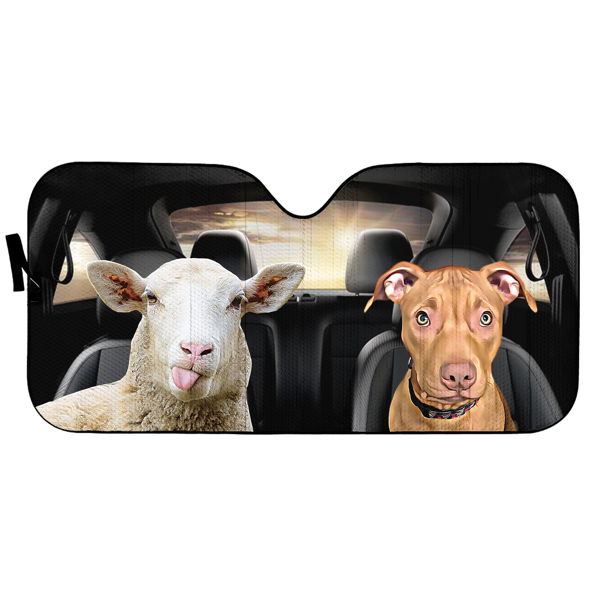 Car Sun Shade Custom Dog Auto Sun Shade Custom Pet Etsy