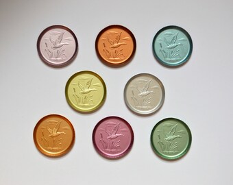 Vintage Aluminum Coasters