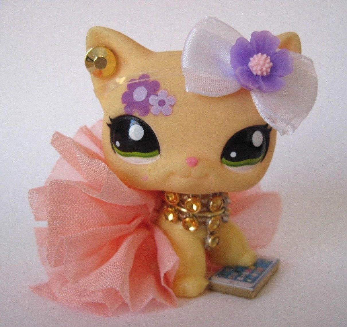 Littlest Pet Shop clothes LPS Accessories Custom Skirt Bow Etsy