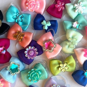 10 PC Bows Accessories Custom Lot for Littlest Pet Shop LPS Random Grab Bag