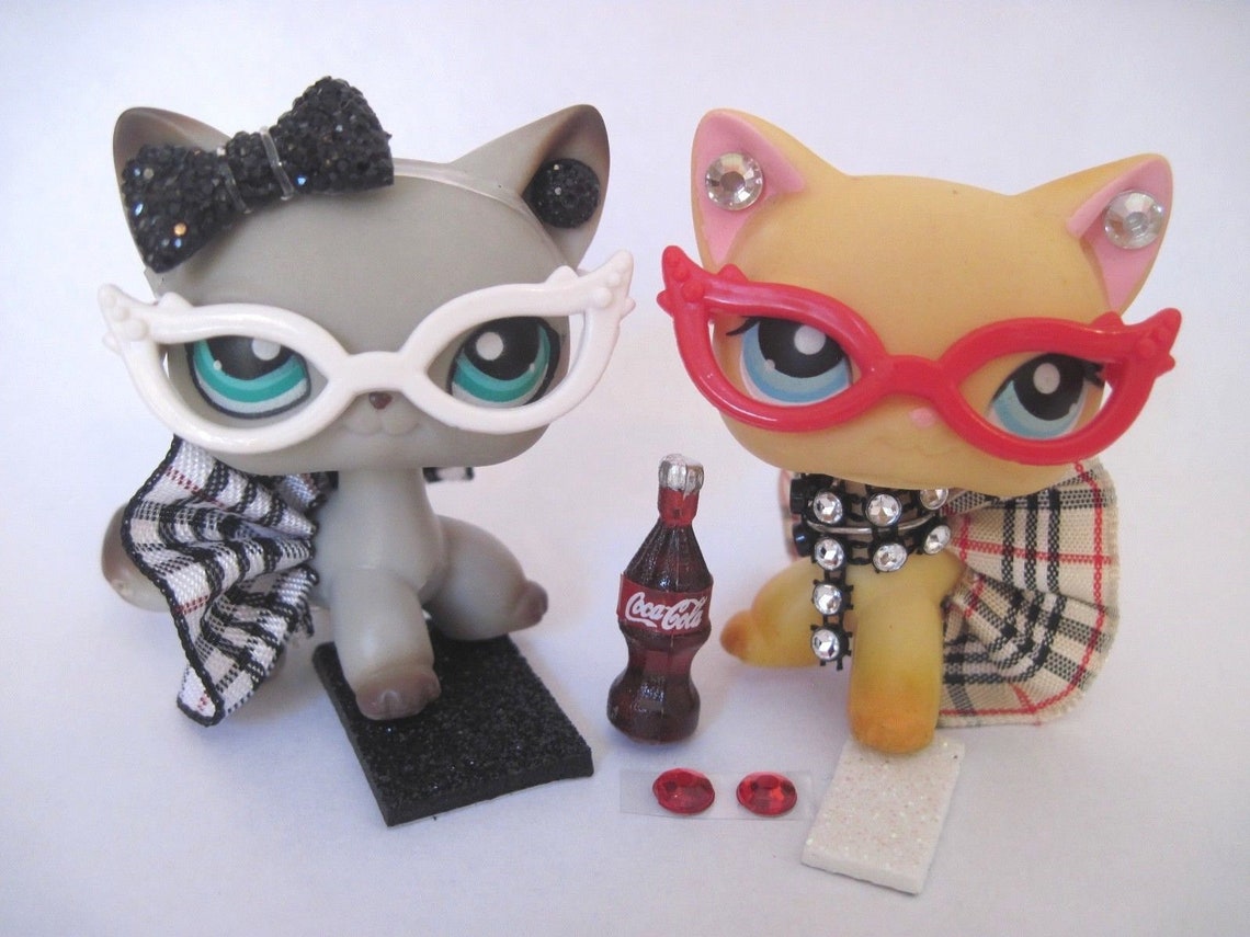 Littlest Pet Shop LPS 12 PC Clothes NERD Accessories Custom | Etsy