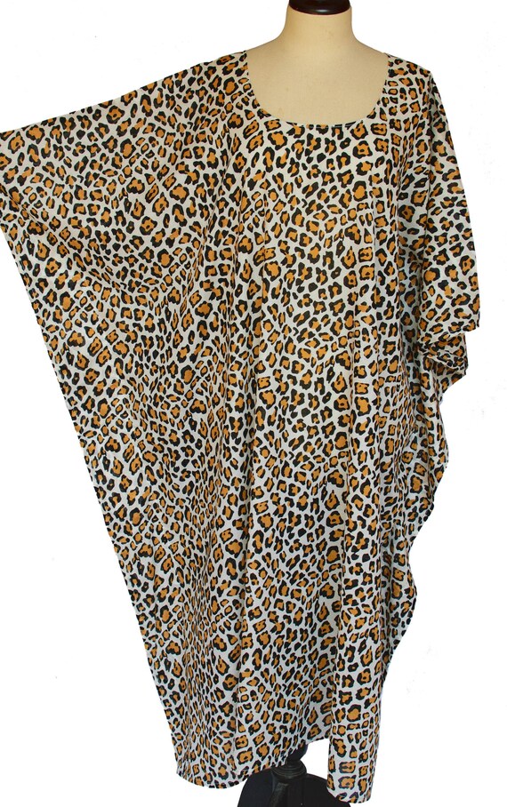 Cotton Lawn Batwing Caftan Plus Size 