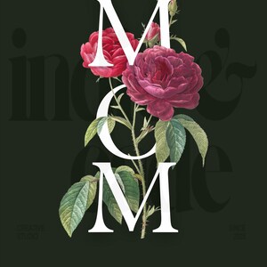 Belle carte postale ou affiche de fête des mères rose, art numérique floral élégant pour maman, cadeau sincère de fête des mères pour montrer votre amour