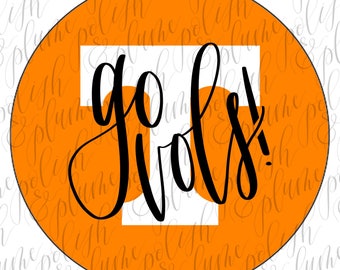University of Tennessee Go Vols 3" Game Day Buttons Pins
