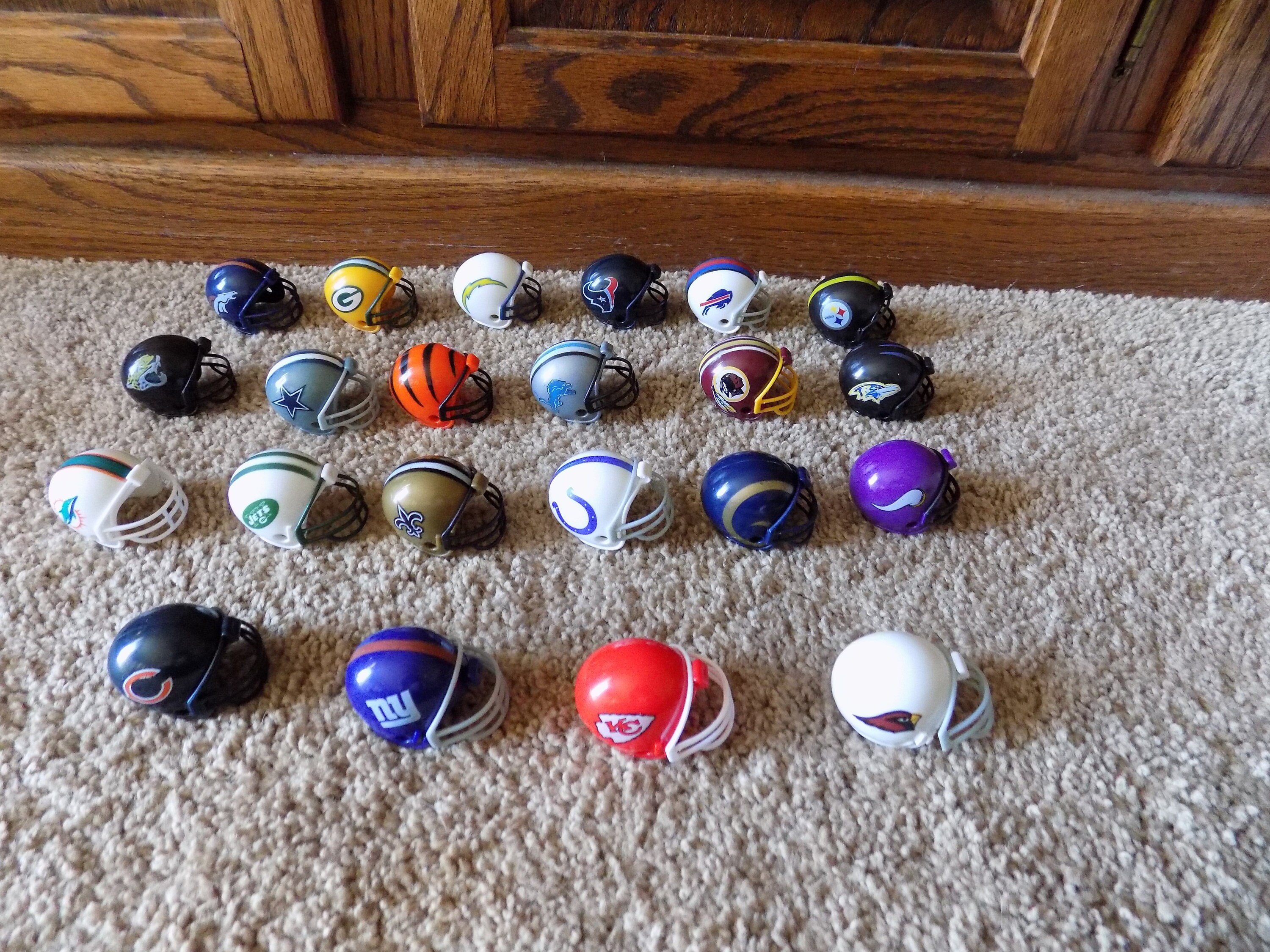 Lot of 22 Mini Football Gumball Helmets Etsy