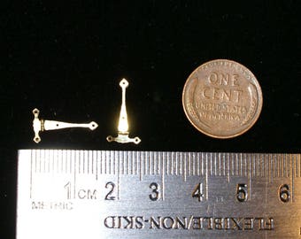 CL-11 Dollhouse miniature hinges in 1:12 scale -    Classic Colonial Fancy T6 narrow
