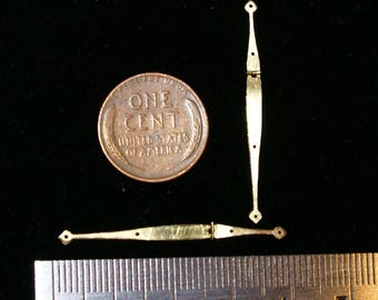 CL-13 Dollhouse miniature hinges in 1:12 scale -   Classic Colonial Fancy 6-12 narrow chest strap