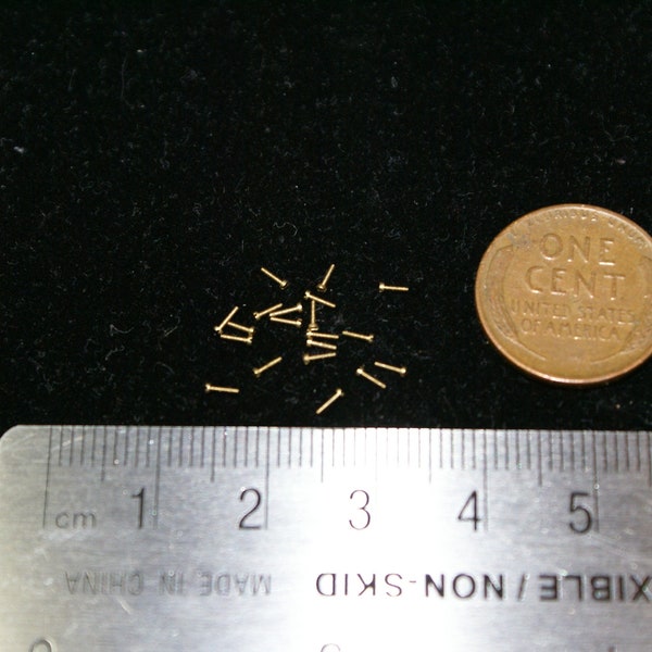 FA-03 Miniature brass hardware in 1:12 scale - Brass screws 3mm