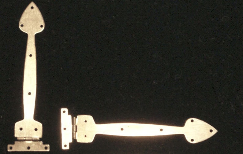 AC09 Dollhouse Miniature Brass Hinges in 112 Scale Etsy