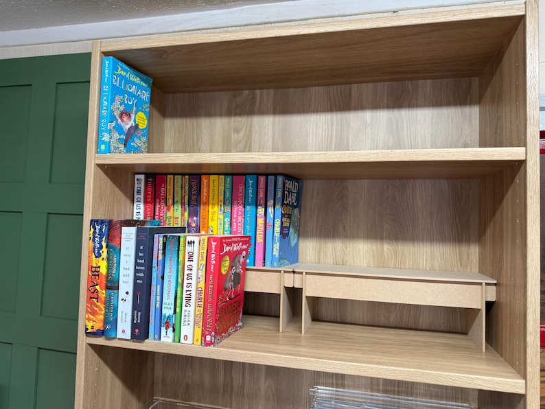 Bookcase Stand Riser BILLY 38cm Bookcase Riser, B-format Paperback Book DVD Stand - Etsy UK