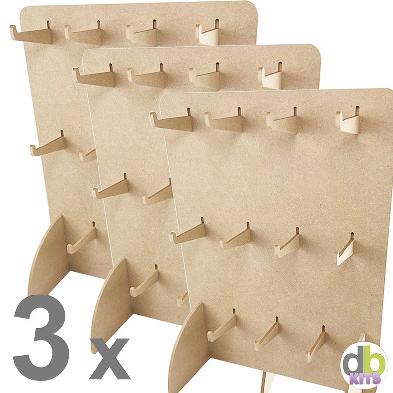 Key Ring Keychain Wooden Craft Fair DISPLAY STAND Retail CNC Etsy UK