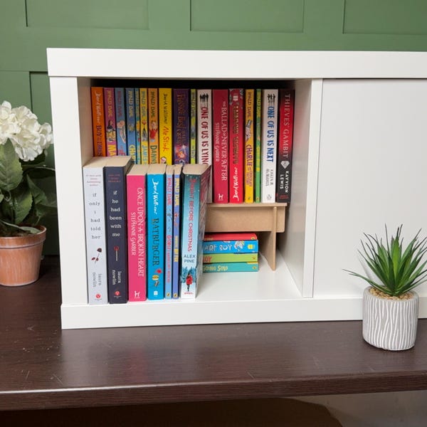 KALLAX Paperback Book Riser Shelf for B-Format 13cm x 20cm CD DVD Games