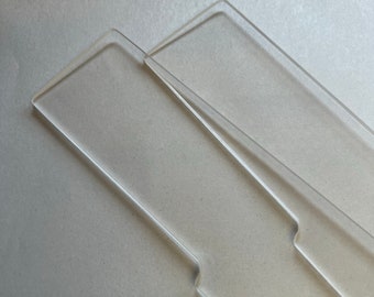 Clear Acrylic Front Stoppers for Tulip / Jess / Jessy Stands