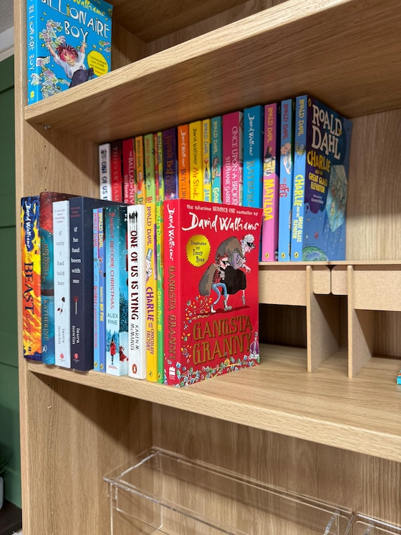 IKEA Billy 35cm Bookcase Riser Shelf, Media Storage, MDF Organizer