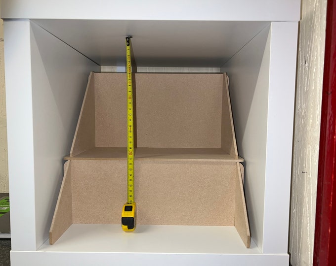 KALLAX Paperback Book Riser " B-Format " (13cm x 20cm book size) Riser