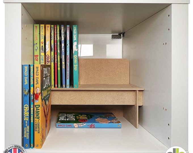 KALLAX Paperback Book Riser Max " B-Format " (13cm x 20cm book size) Riser Cd Dvd Games Riser