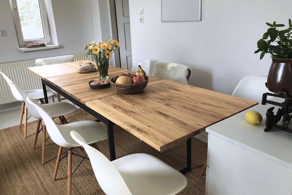 Large solid oak dining clearance table