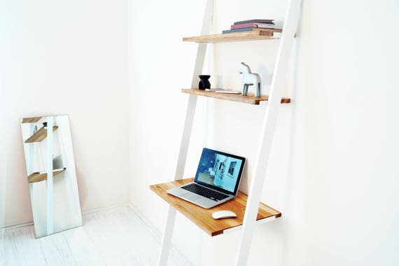 Ladder Writing Desk Bello Modern Scandinavian Wall Desk Etsy