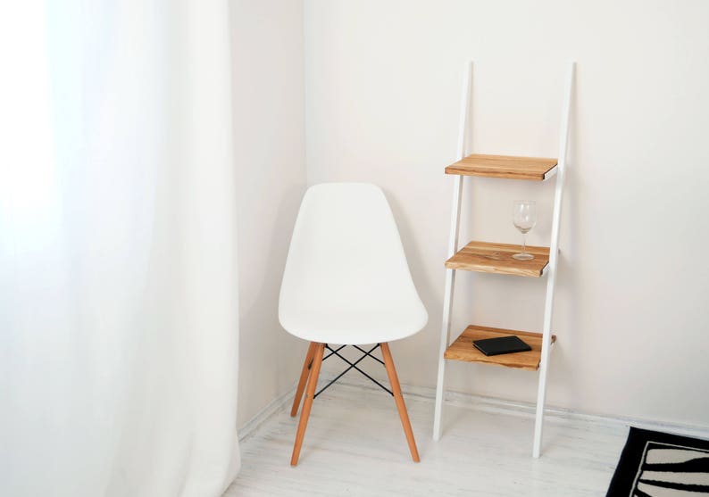 Bedside table Nightstand Small three level ladder bookcase Etsy