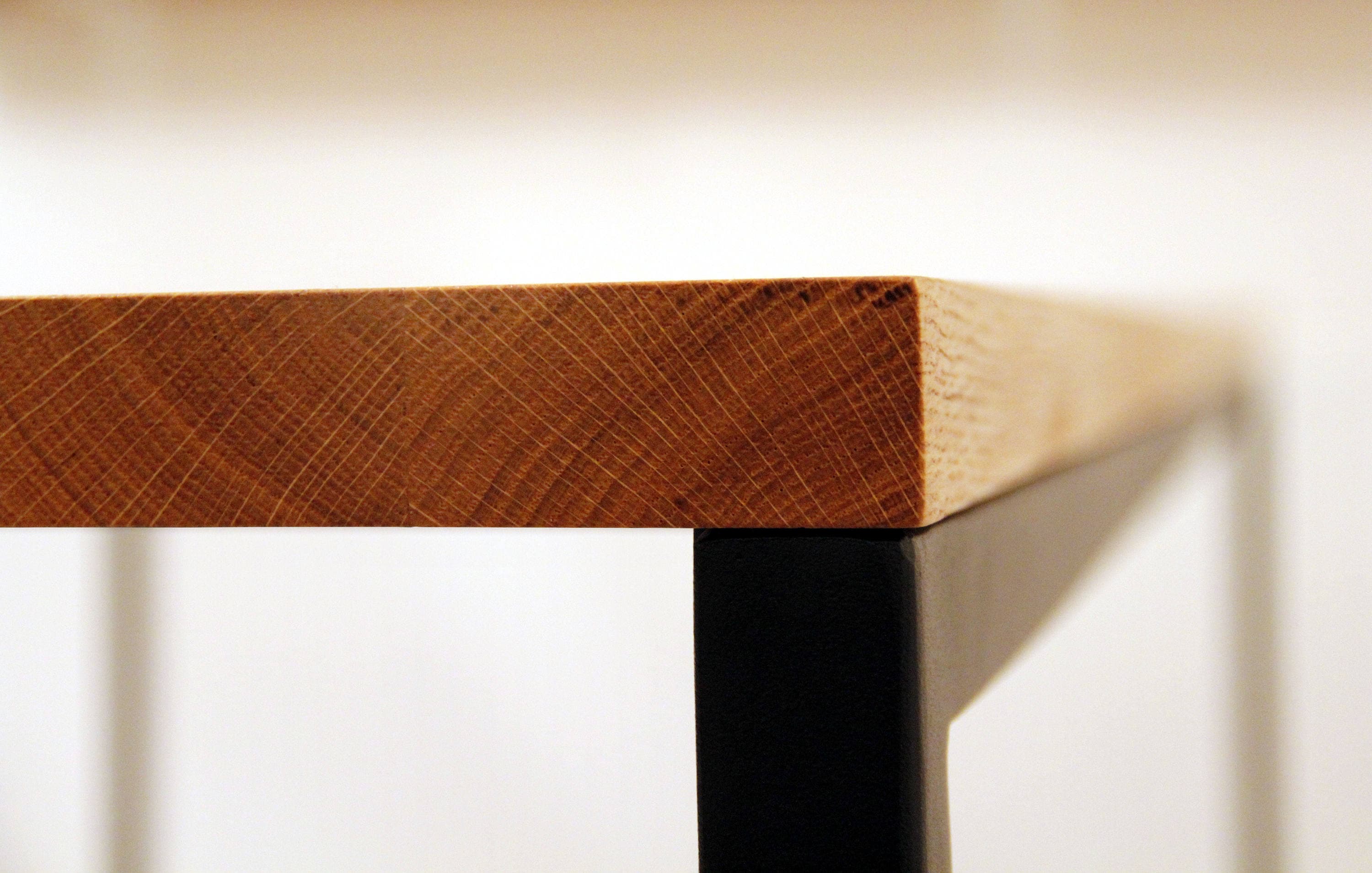 Steel Frame Dining Table BASIC NIO II, Modern Industrial Table