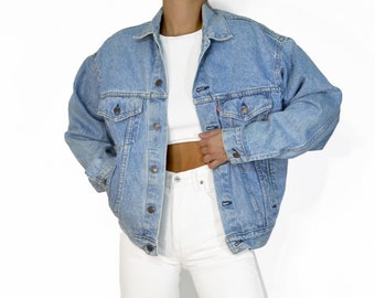 Vintage Levi's Denim Trucker Jacket Size Small | 1980s Made in USA