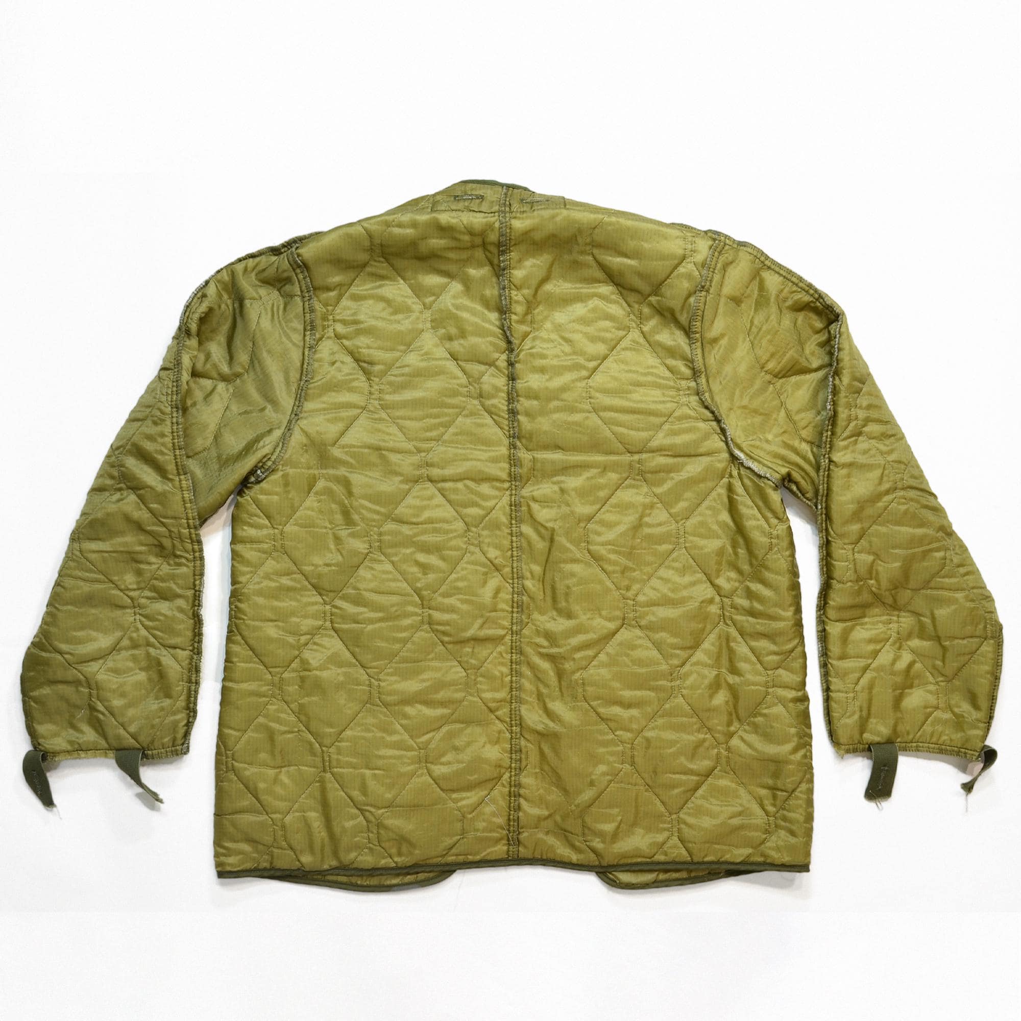 ジャケット・アウター vintage military liner jacket olive Original US M65 Jacket Liner Army Military Vintage Insulated