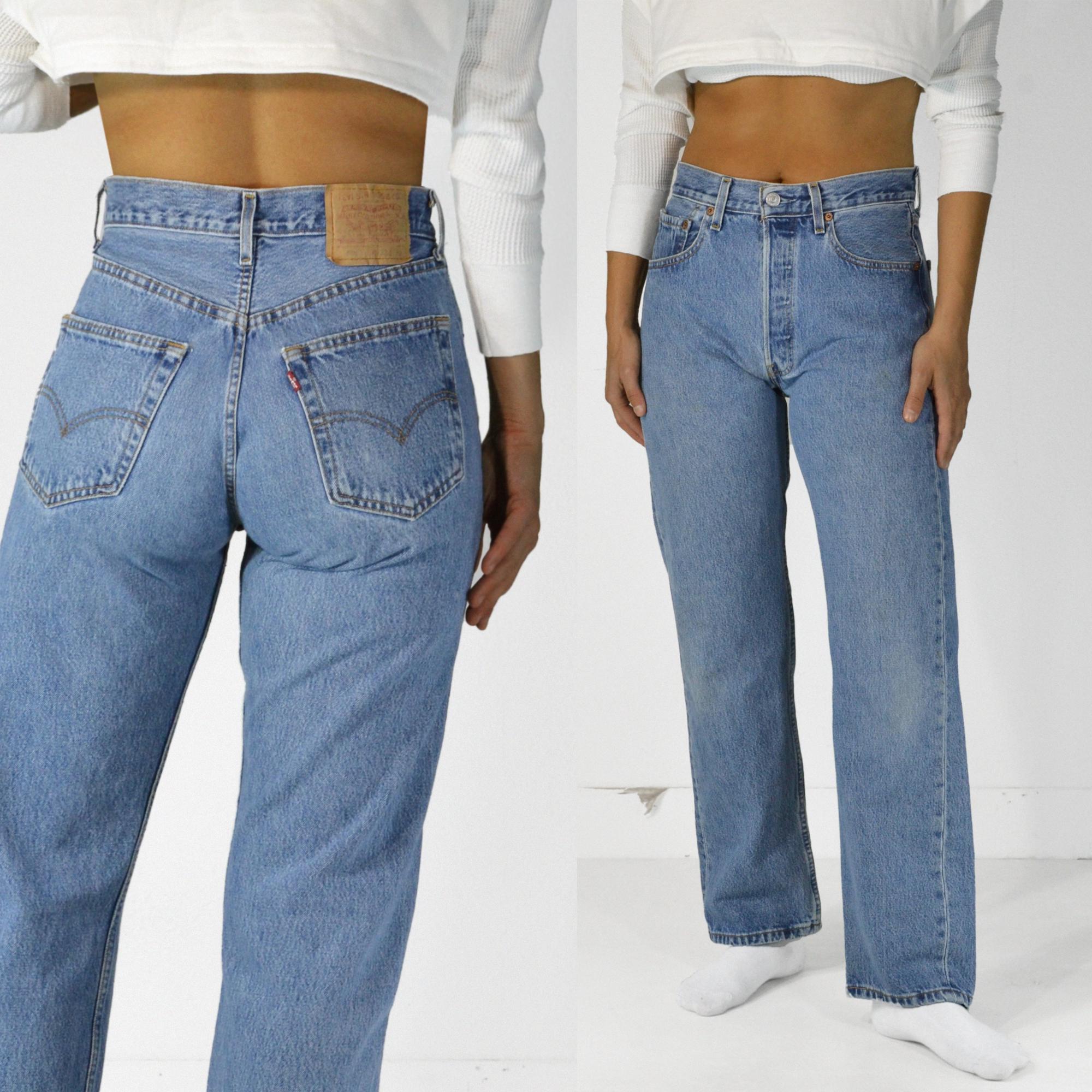 Vintage Levi's 501 Jeans 29” Waist | Tag W32 X L30 | Button