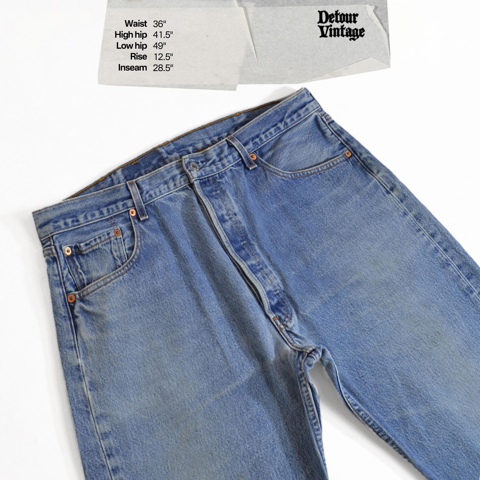 Vintage Levi's 501 Jeans 36” Waist | Straight Leg 100